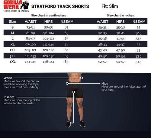 Stratford Track Shorts- Black