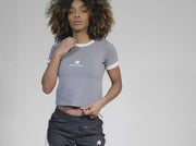 New Orleans Cropped T-Shirt - Black