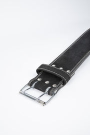 4 INCH Leather Belt - Black