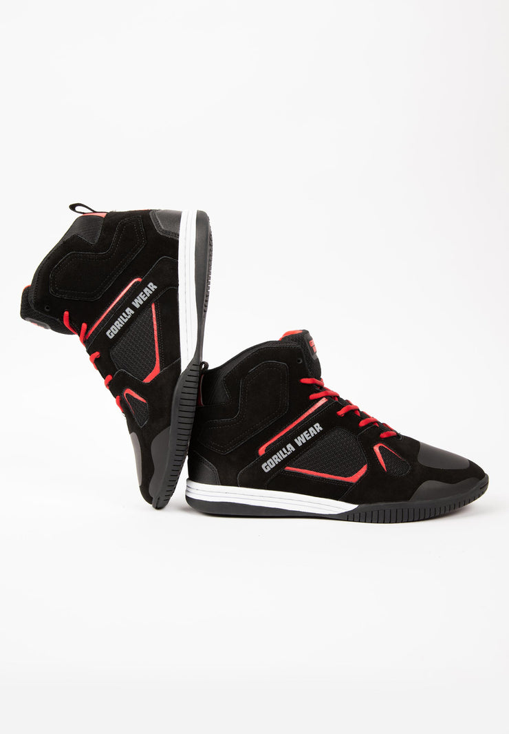 Troy High Tops - Black/Red