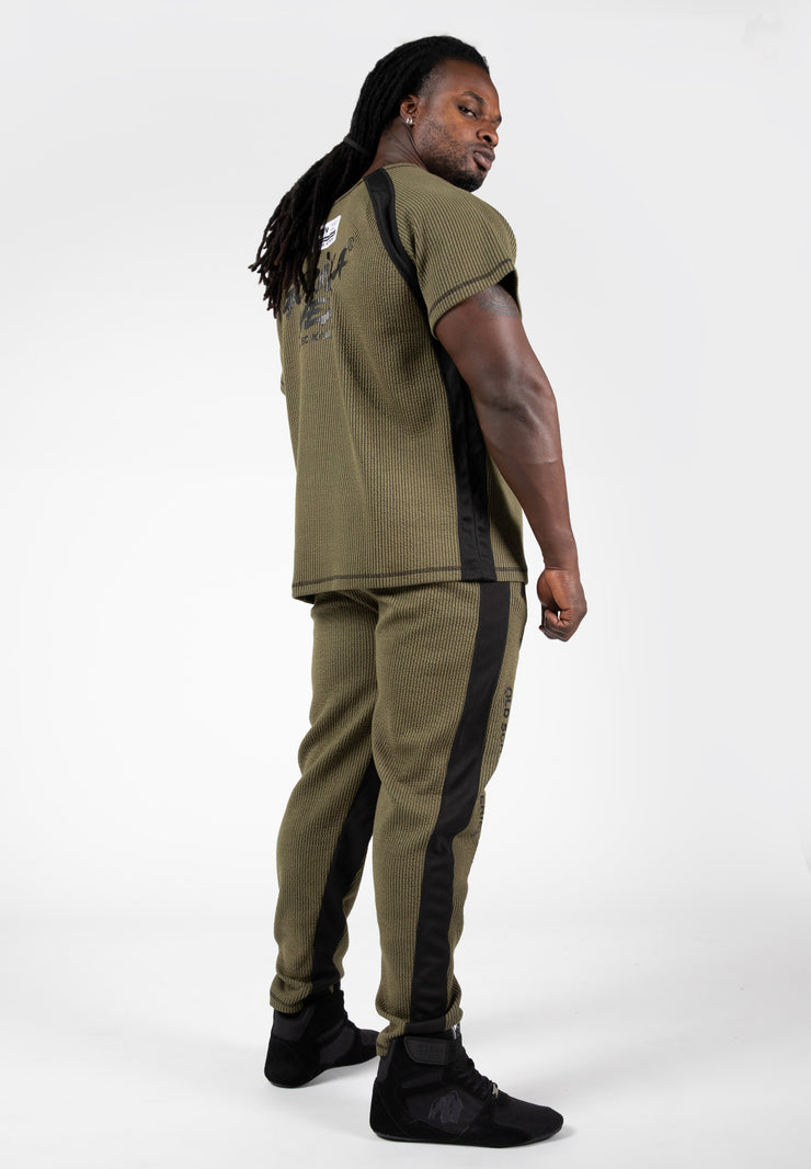 Augustine Old School Work Out Top - Army Green