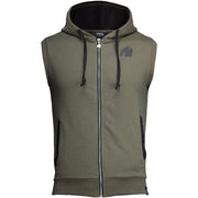 Springfield S/L Zipped Hoodie -  Army Green
