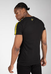 Chester T-shirt - Black/Yellow