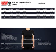 New Orleans Cropped T-Shirt - Gray