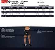 Buffalo Old School Workout Pants - Black/Gray