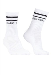 Gorilla Wear Crew Socks - White
