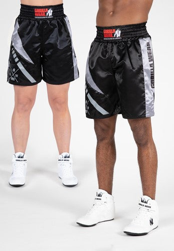 Hornel Boxing Shorts - Black/Gray