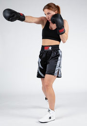 Hornel Boxing Shorts - Black/Gray
