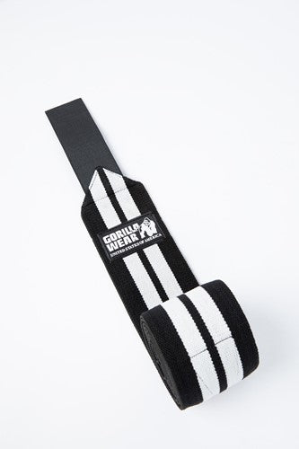 Knee Wraps 250cm - White/Black