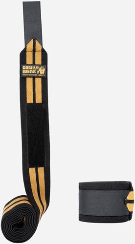 Knee Wraps 250cm - Black/Gold