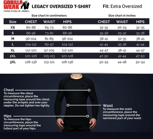 Legacy Oversized T-Shirt - White/Black