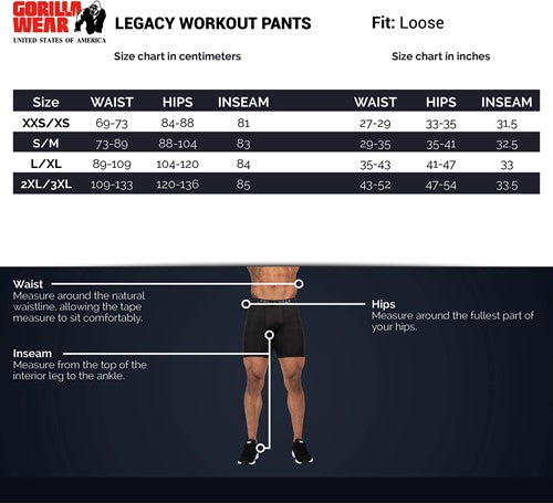 Legacy Workout Pants - Black