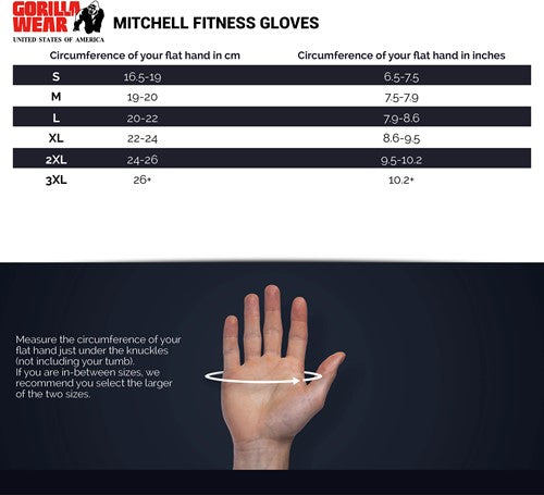 Mitchell Training gloves - Black/Red