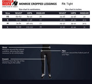 Monroe Cropped Leggings - Gray