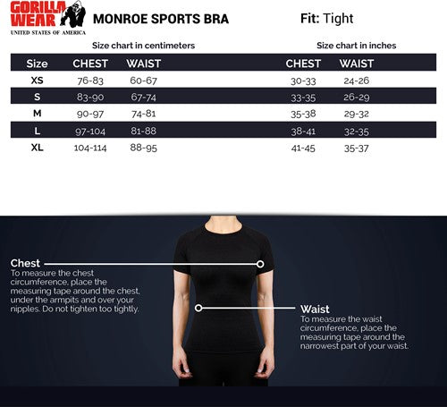 Monroe Sports Bra - Black