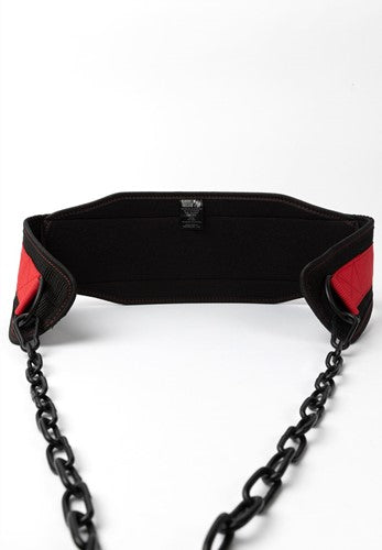 Nylon Dip Belt - Black/Red