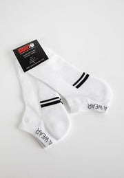 Quarter Socks 2Pack - White