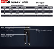 Salina 2-in-1 Shorts - Black