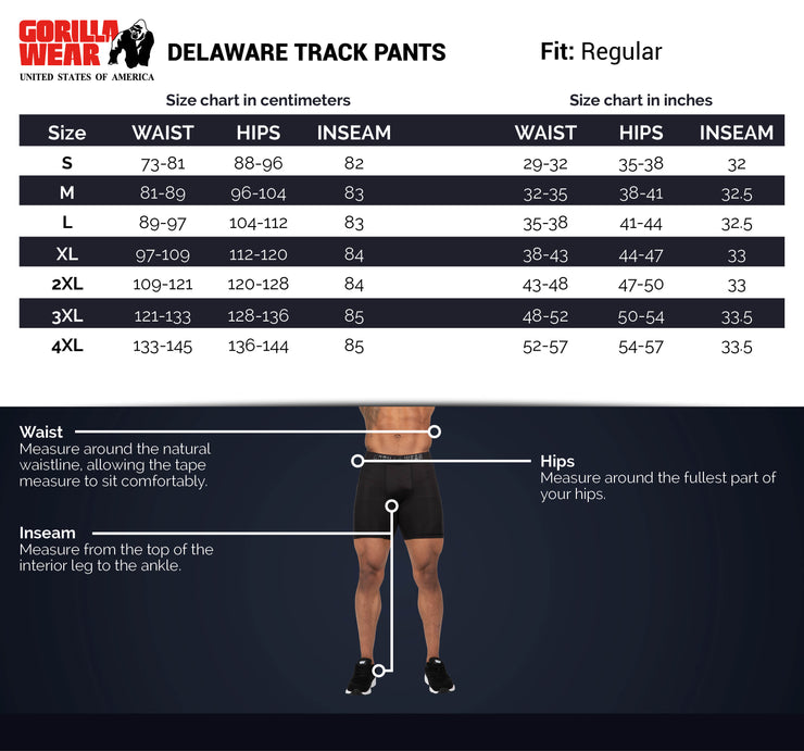 Delaware Track Pants - Black