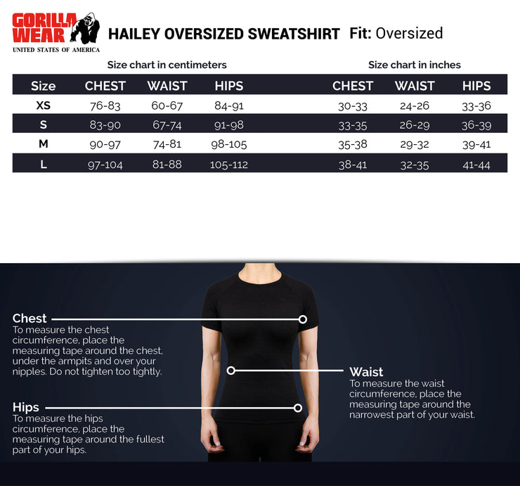 Hailey Oversized Sweatshirt - Glay Melange