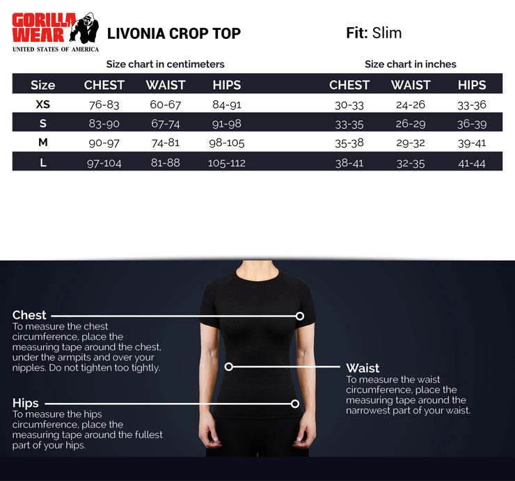Livonia Crop Top - Black
