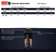 Mercury Mesh Pants - Black/Red
