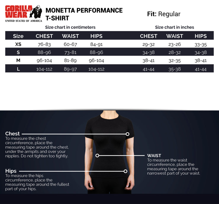 Monetta Performance T-shirt - Gray Melange/Black