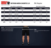 REYDON MESH SHORTS 2.0 - BLACK