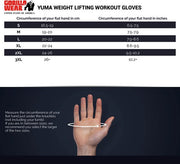 Yuma Weight Lifting Gloves - Black/White
